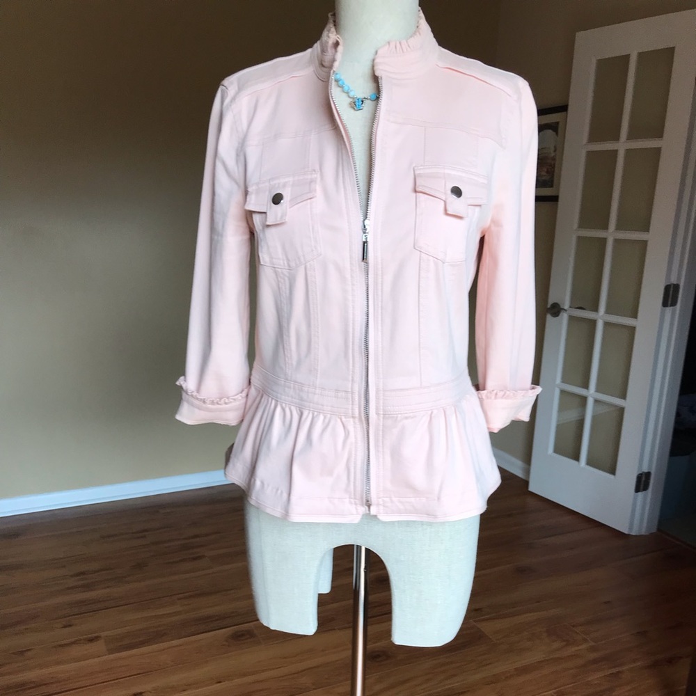WHBM Field Jackets in Peach(shown) & White